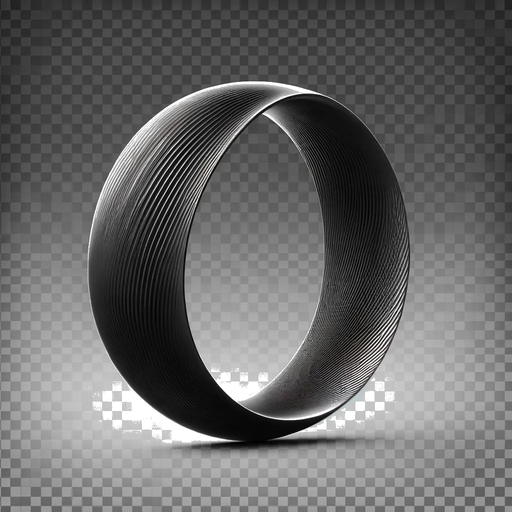 un dibujo de un anillo de sello representando el tema de Autoridad en blanco y negro.