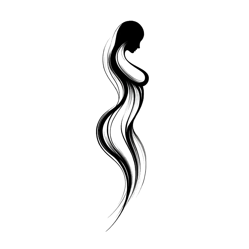 un dibujo de el contorno de un cuerpo humano en blanco y negro representando el tema de Cuerpo en blanco y negro.