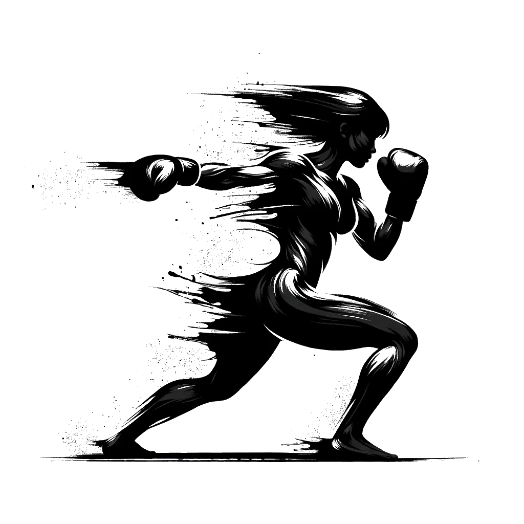 un dibujo de Un luchador de judo bloqueando a su oponente masculino. representando el tema de Defensa Personal en blanco y negro.